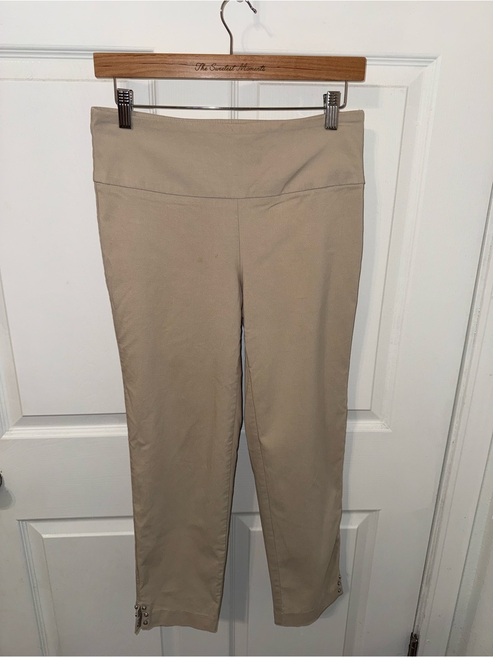 Counterparts Tan Cropped Stretch Capris